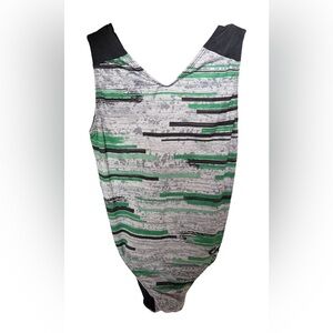 Green and Black Striped GK Leotard (AXL)